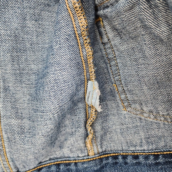 Abercrombie & Fitch denim jacket with built in scarf size XS - Picture 6 of 9